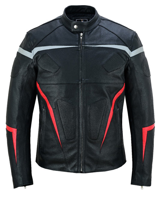 Men's Top Grade Motorcycle Leather Jacket