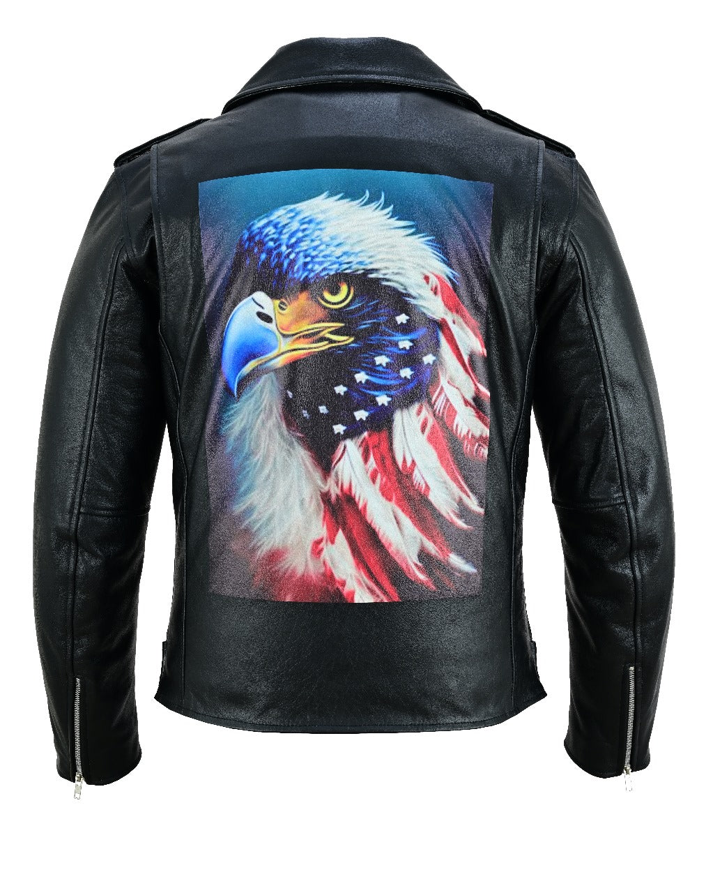 Men's Classic Black Leather Jacket